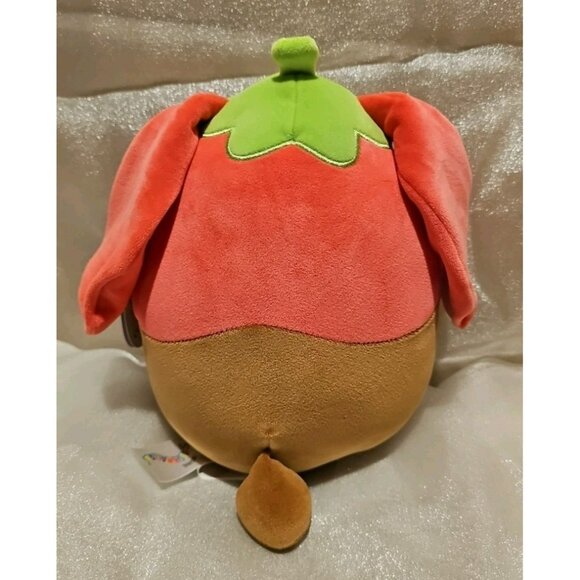Original Squishmallows 8" Gunda The Strawberry Bunny Dipped in Chocolate - Picture 4 of 7